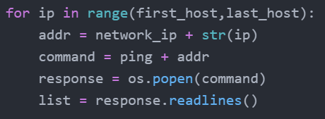 send pings and save response